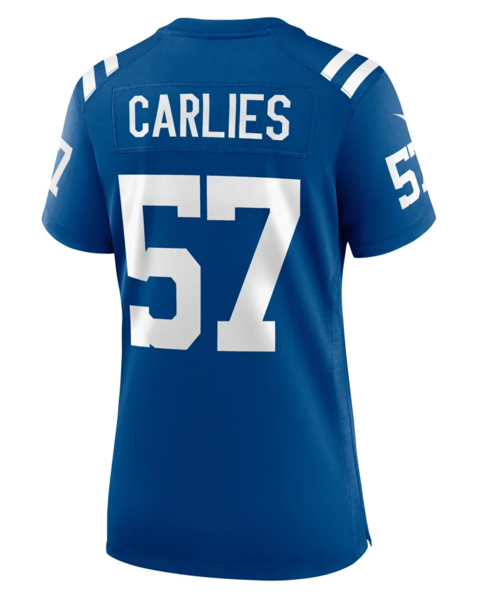 Jaylon Carlies Indianapolis Colts Women's Game Jersey -  Royal
