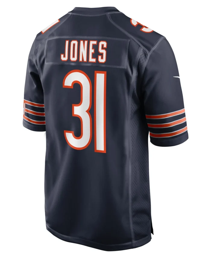 Jaylon Jones Chicago Bears Game Player Jersey - Navy