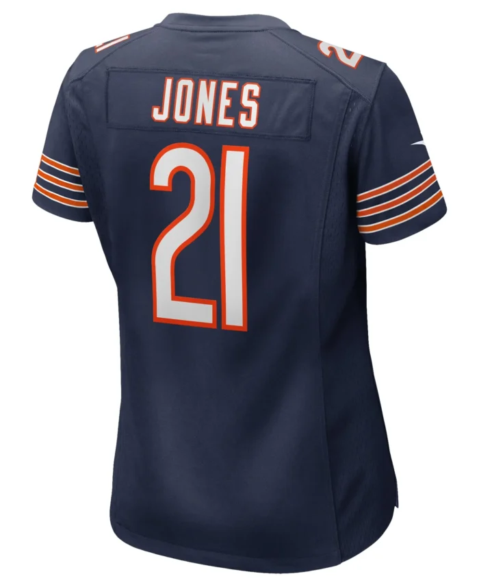 Jaylon Jones Chicago Bears Women's  Game Jersey -  Navy