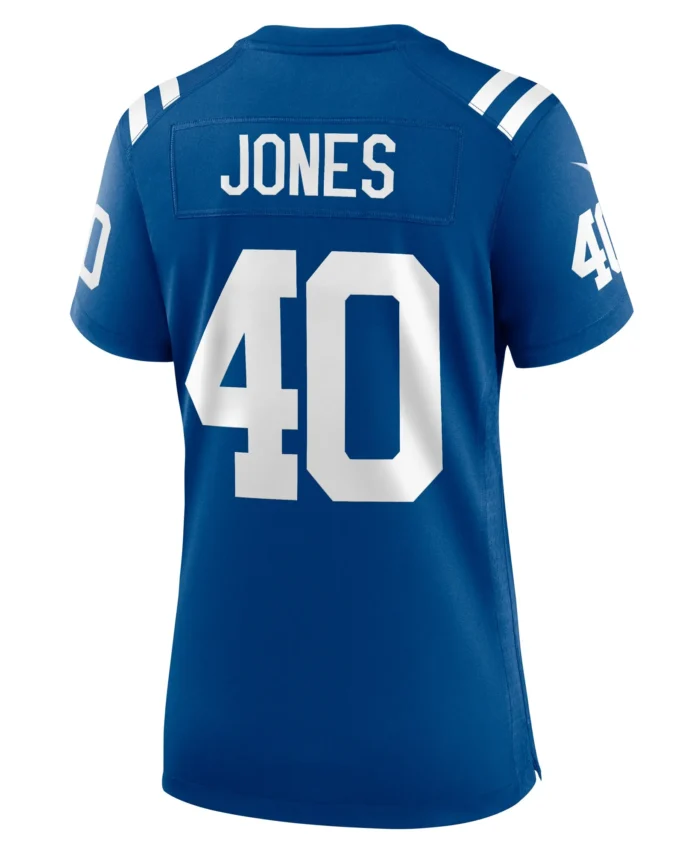 Jaylon Jones Indianapolis Colts Women's Team Game Jersey -  Royal