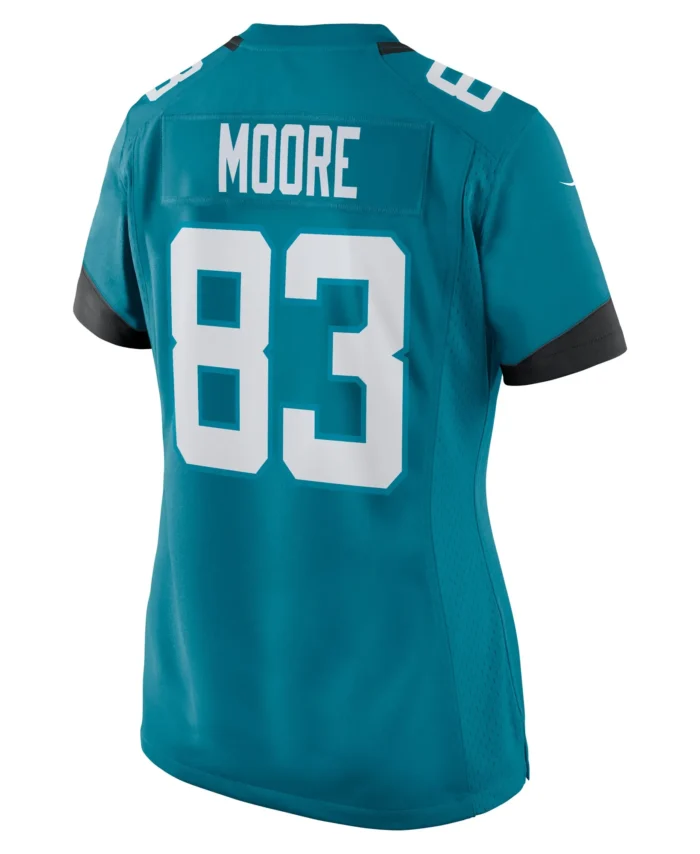 Jaylon Moore Jacksonville Jaguars Women's Game Player Jersey - Teal