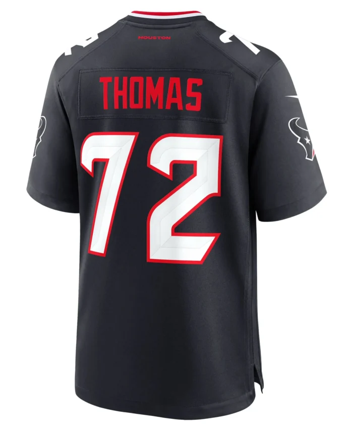 Jaylon Thomas Houston Texans Team Game Jersey -  Navy