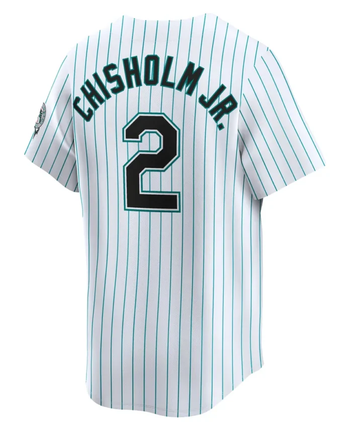 Jazz Chisholm Jr. Miami Marlins  Cooperstown Limited Jersey - White