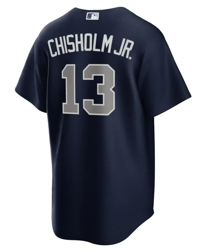 Jazz Chisholm Jr. New York Yankees Alternate 1st Replica Player Jersey- Navy