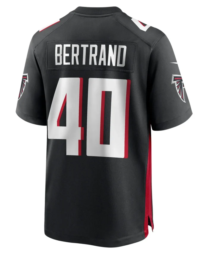 JD Bertrand Atlanta Falcons Team Game Jersey -  Black