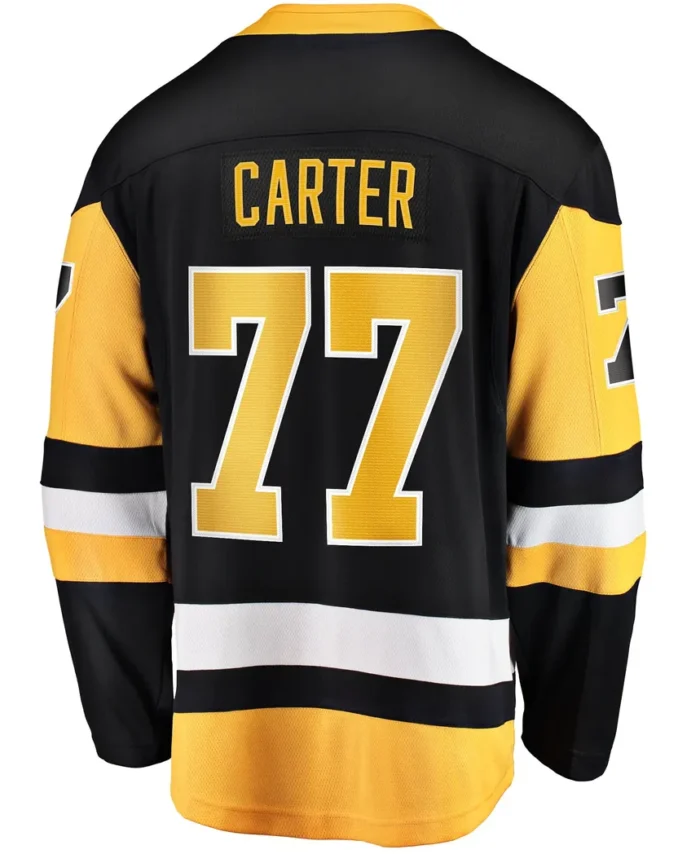 Jeff Carter Pittsburgh Penguins Fanatics Home Breakaway Replica Jersey - Black