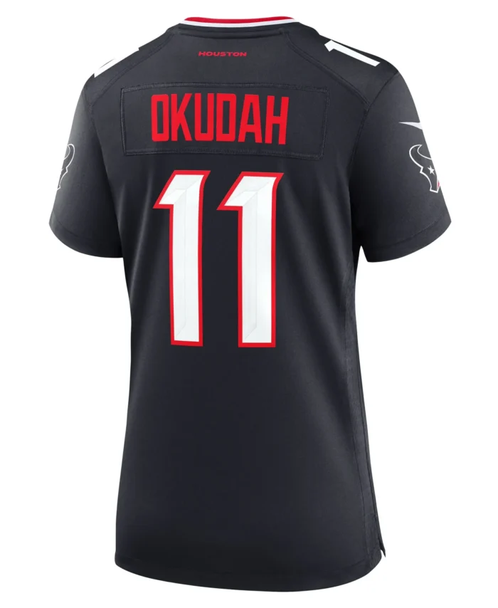 Jeff Okudah Houston Texans Women's Team Game Jersey -  Navy