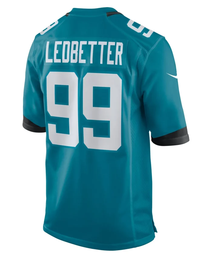 Jeremiah Ledbetter Jacksonville Jaguars Home Game Player Jersey - Teal