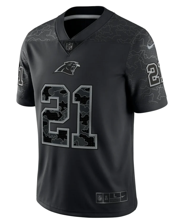 Jeremy Chinn Carolina Panthers RFLCTV Limited Jersey - Black