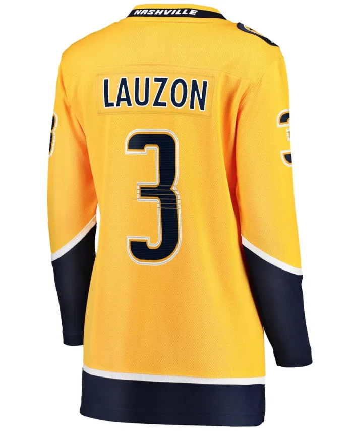 Jeremy Lauzon Nashville Predators Fanatics Women Home Breakaway Player Jersey - Gold