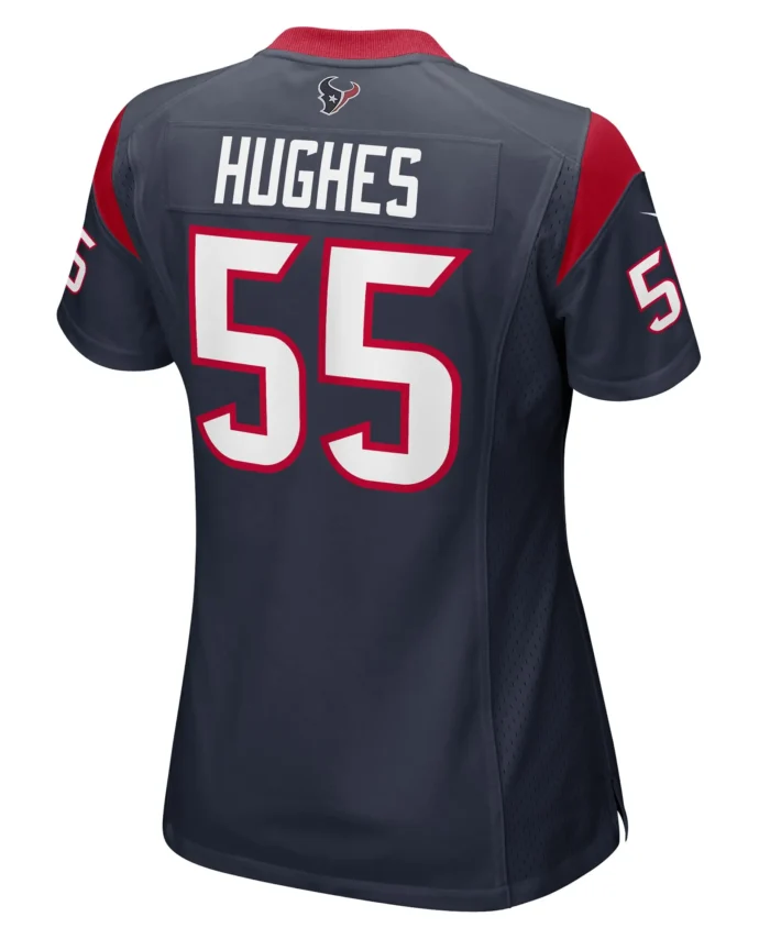 Jerry Hughes Houston Texans Women's Game Player Jersey - Navy