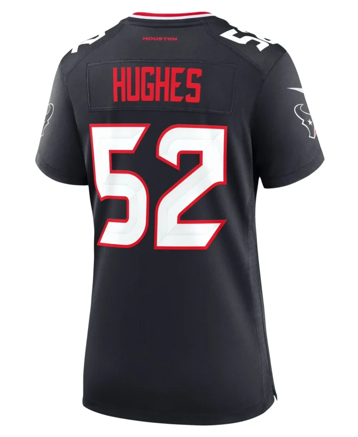 Jerry Hughes Houston Texans Women's Team Game Jersey -  Navy