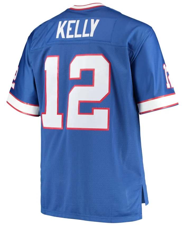 Jim Kelly Buffalo Bills Mitchell & Ness Big & Tall 1990 Retired Player Replica Jersey - Royal
