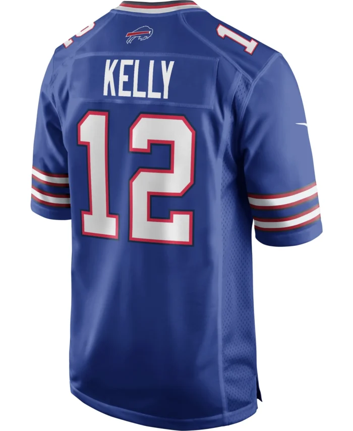 Jim Kelly Buffalo Bills Game Retired Player Jersey - Royal