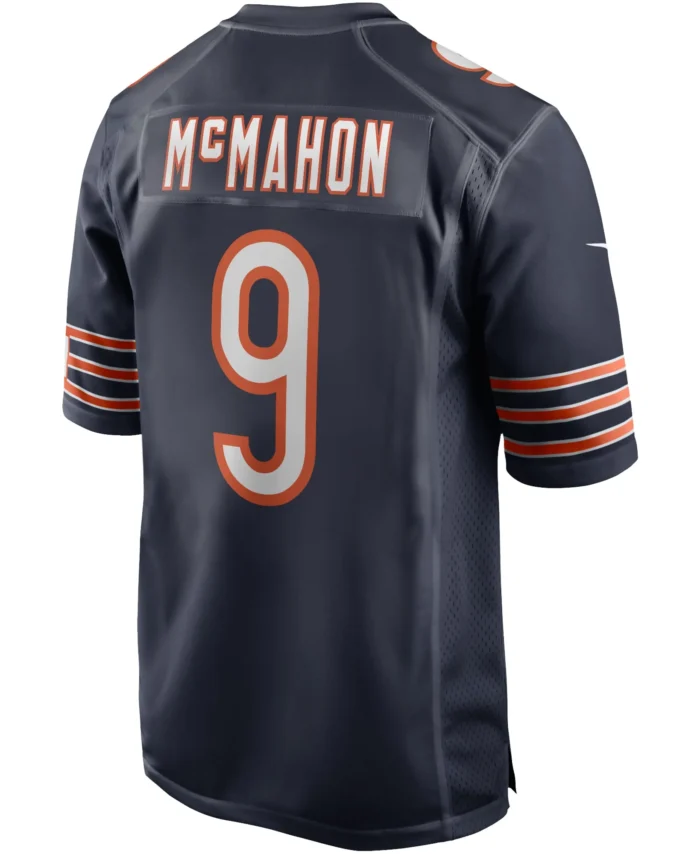 Jim McMahon Chicago Bears Game Retired Player Jersey - Navy