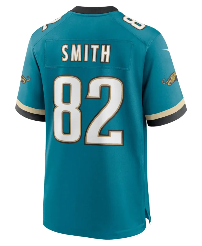 Jimmy Smith Jacksonville Jaguars Prowler Throwback Retired Player Game Jersey - Teal