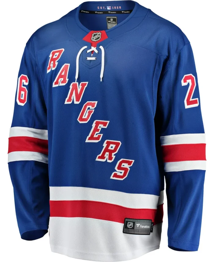 Jimmy Vesey New York Rangers Fanatics Home Breakaway Player Jersey - Blue