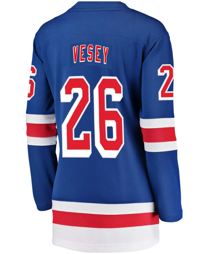 Jimmy Vesey New York Rangers Fanatics Women Breakaway Player Jersey - Blue