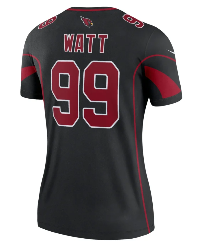 J.J. Watt Arizona Cardinals Women's Alternate Legend Player Performance Top -  Black
