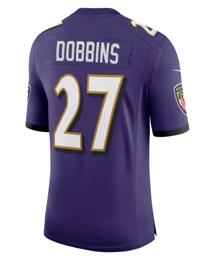 J.K. Dobbins Baltimore Ravens Vapor Limited Jersey - Purple