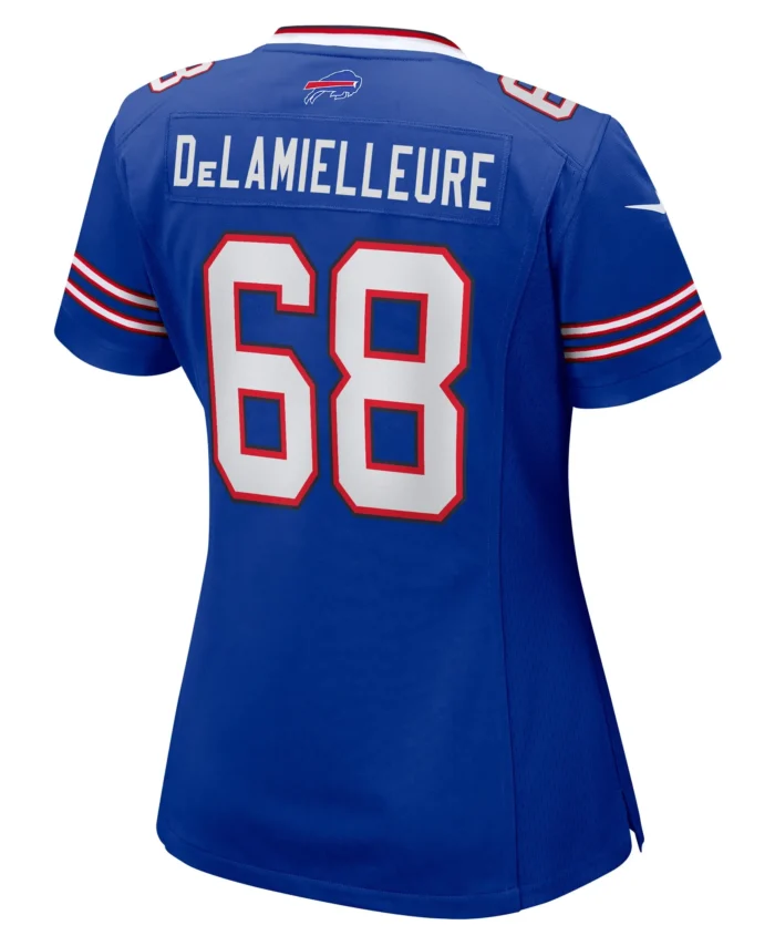 Joe DeLamielleure Buffalo Bills Women's Game Retired Player Jersey - Royal
