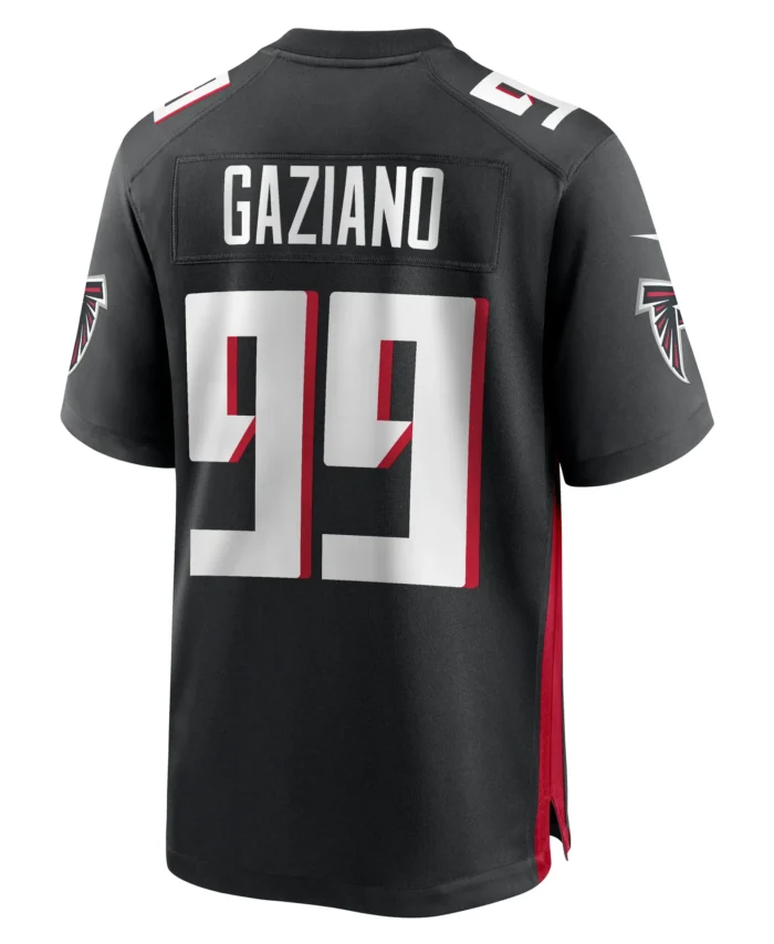 Joe Gaziano Atlanta Falcons Team Game Jersey -  Black