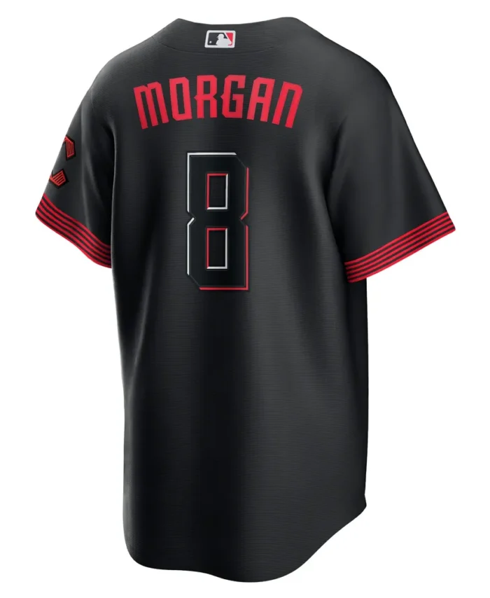 Joe Morgan Cincinnati Reds City Connect Replica Player Jersey - Black