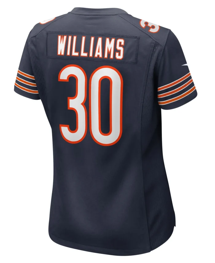 Joejuan Williams Chicago Bears Women's  Game Jersey -  Navy