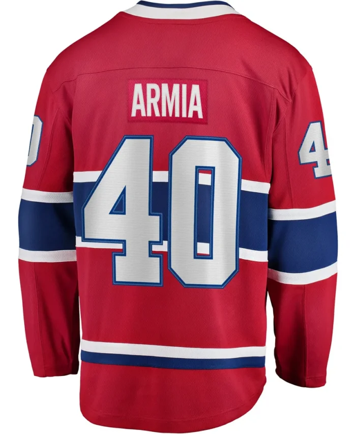 Joel Armia Montreal Canadiens Fanatics Home Breakaway Player Jersey - Red