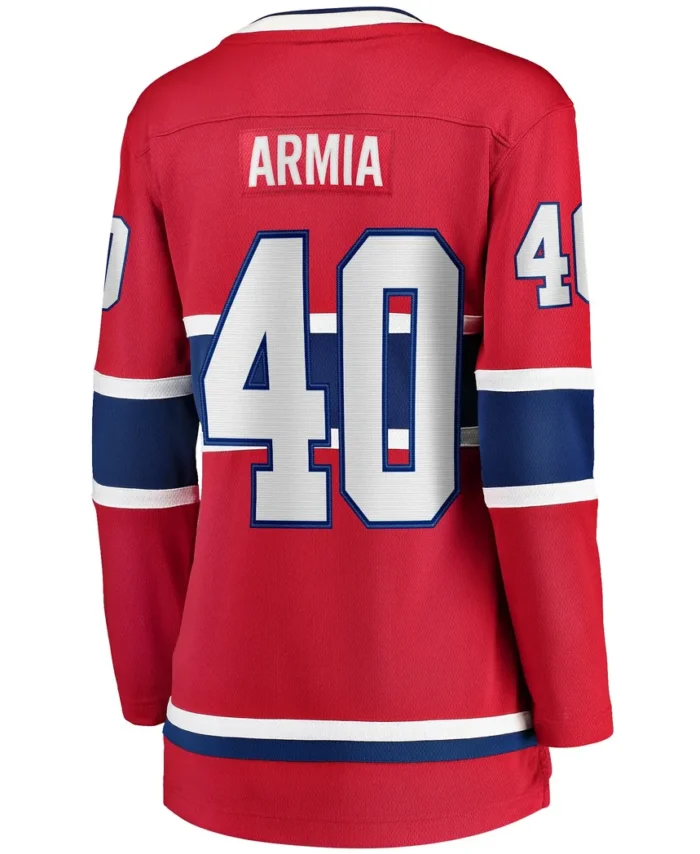 Joel Armia Montreal Canadiens Fanatics Women Home Breakaway Player Jersey - Red