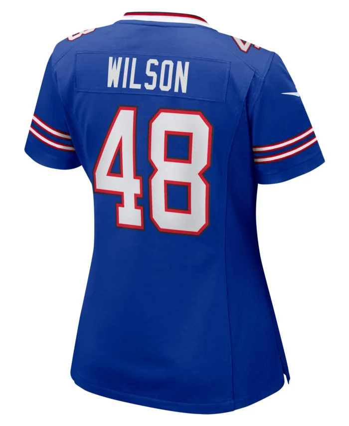 Joel Wilson Buffalo Bills Women's Team Game Jersey - Royal