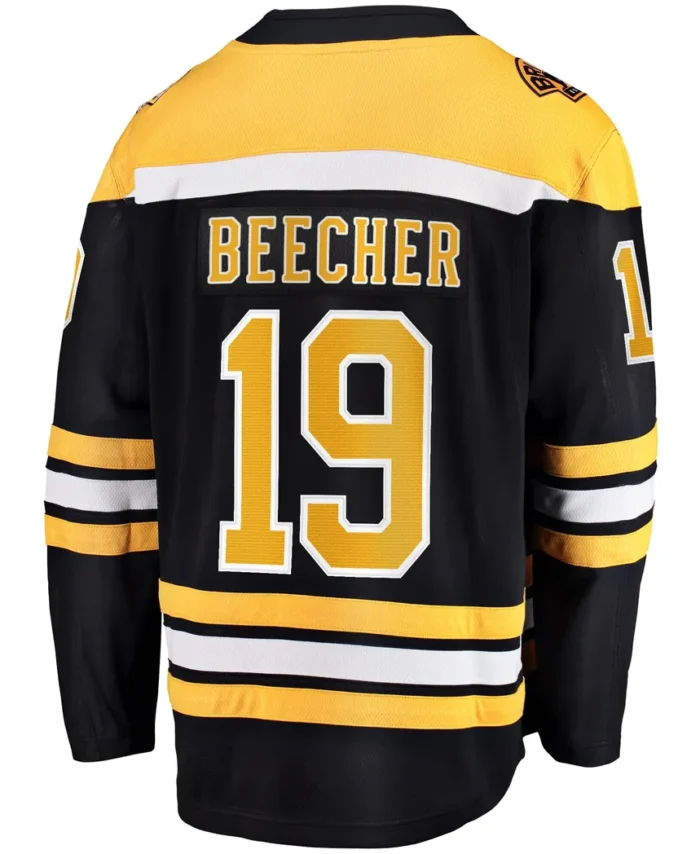 John Beecher Boston Bruins Fanatics Home Premier Breakaway Player Jersey - Black