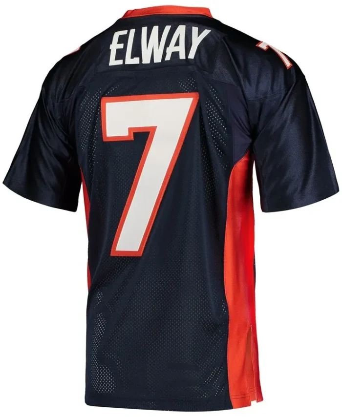 John Elway Denver Broncos Mitchell & Ness 1997 Authentic Throwback Retired Player Jersey - Navy