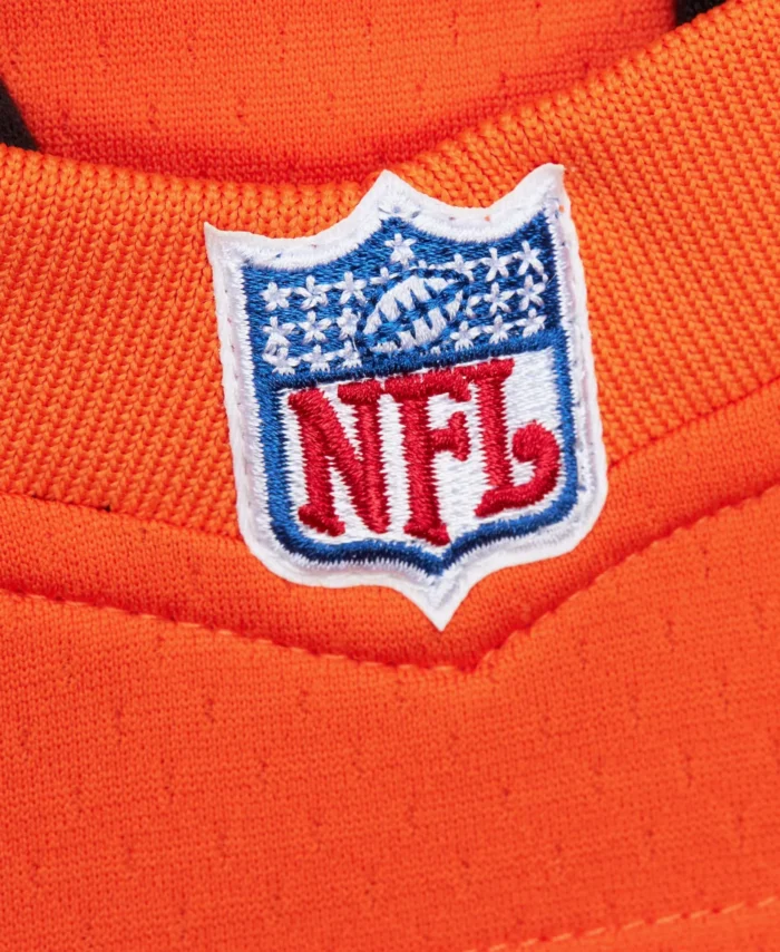 John Elway Denver Broncos Mitchell & Ness Player Name & Number Hoodie Legacy Jersey - Orange