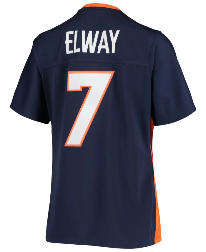 John Elway Denver Broncos Mitchell & Ness Women's Legacy Replica Team Jersey - Navy