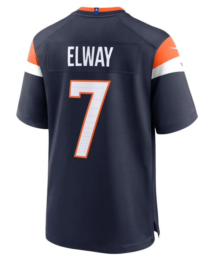 John Elway Denver Broncos Mile High Collection Alternate Retired Player Game Jersey - Navy