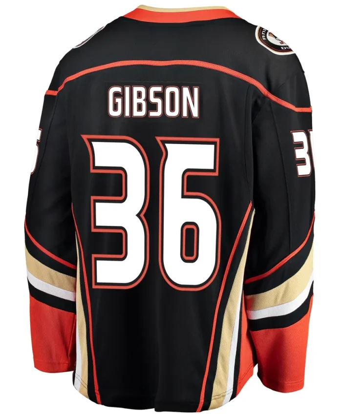 John Gibson Anaheim Ducks Fanatics Breakaway Player Jersey - Black
