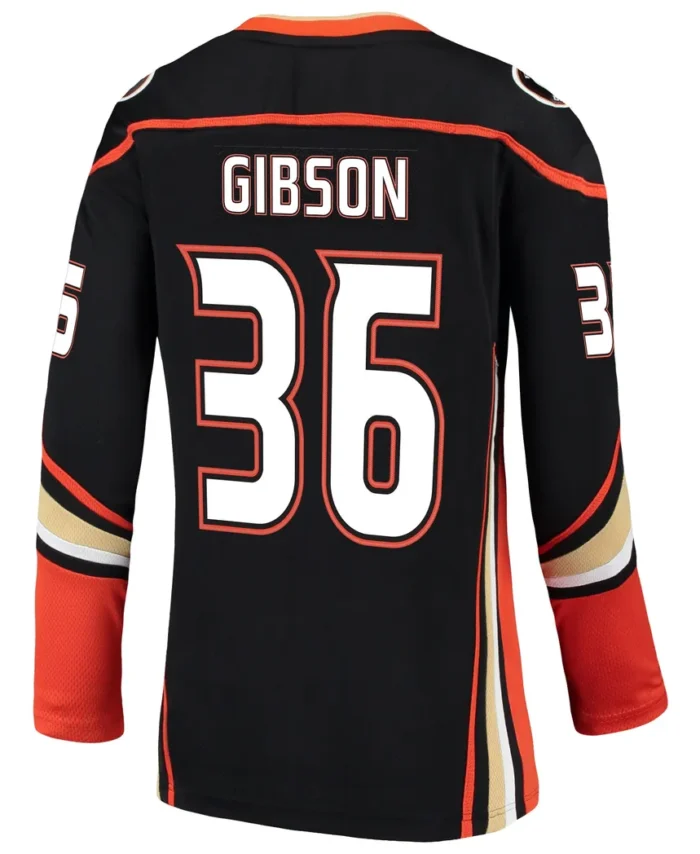 John Gibson Anaheim Ducks Fanatics Women Breakaway Jersey - Black