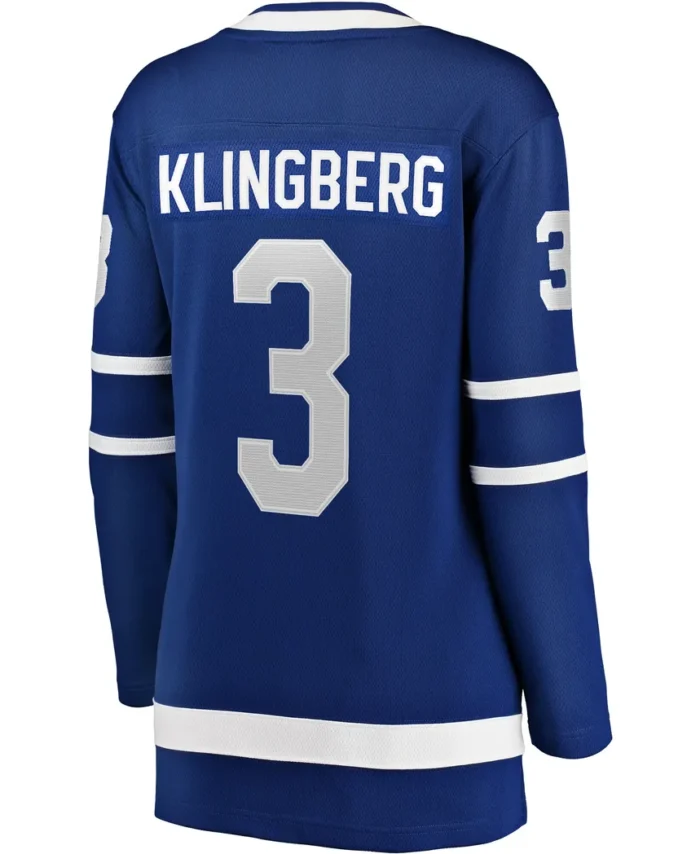 John Klingberg Toronto Maple Leafs Fanatics Women Home Breakaway Player Jersey - Blue