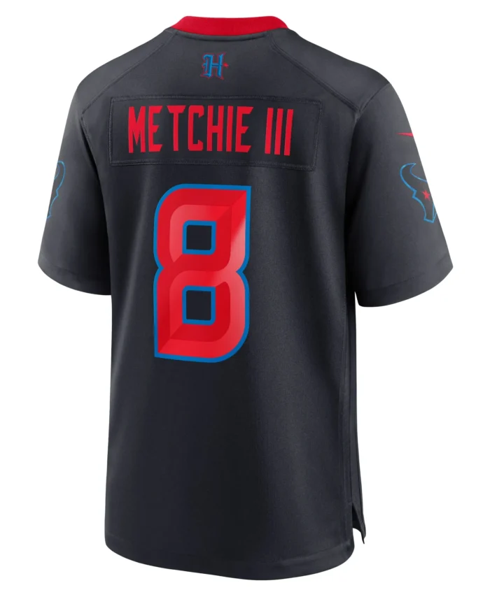 John Metchie III Houston Texans 2nd Alternate Game Jersey -  Navy