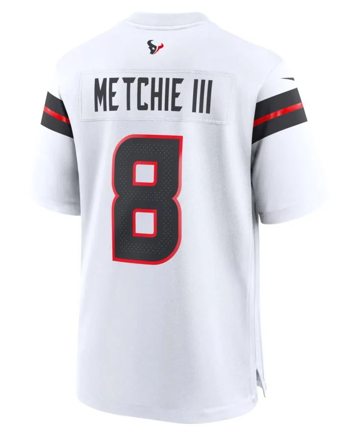 John Metchie III Houston Texans Game Jersey -  White