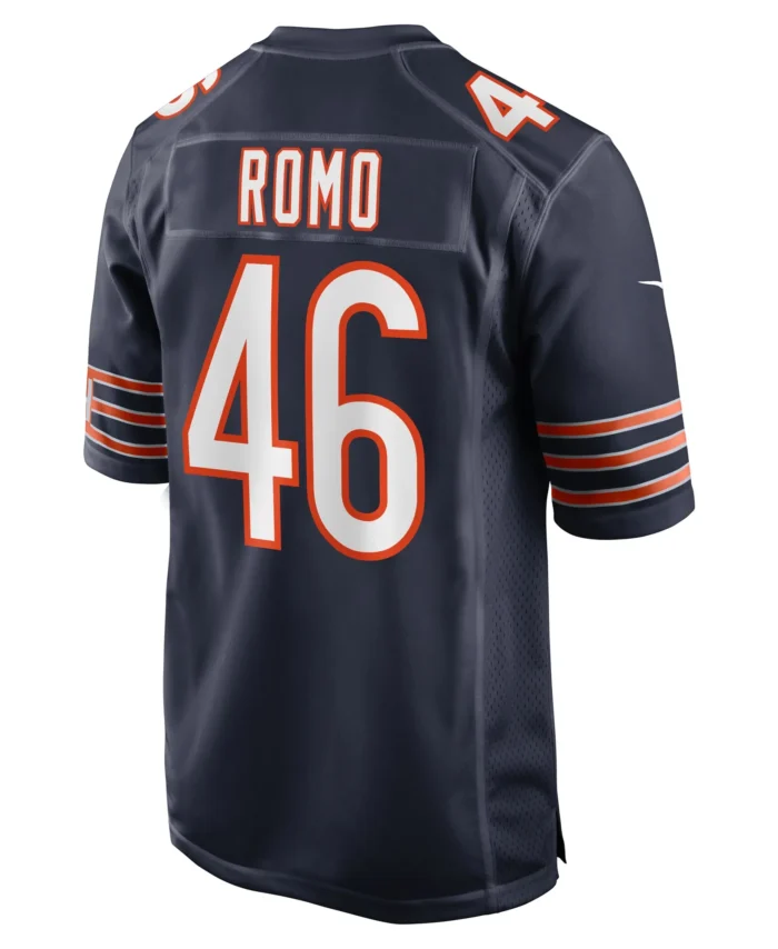 John Parker Romo Chicago Bears Team Game Jersey -  Navy