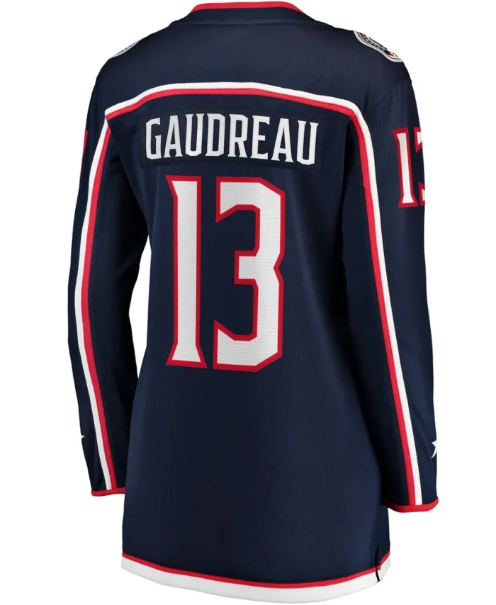 Johnny Gaudreau Columbus Blue Jackets Fanatics Women Breakaway Player Jersey - Navy