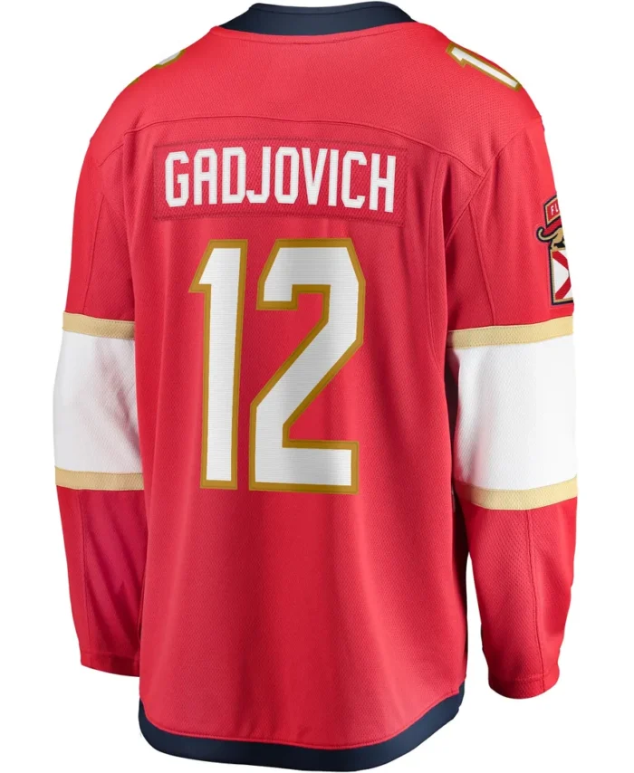 Jonah Gadjovich Florida Panthers Fanatics  Premier Breakaway Player Jersey - Red