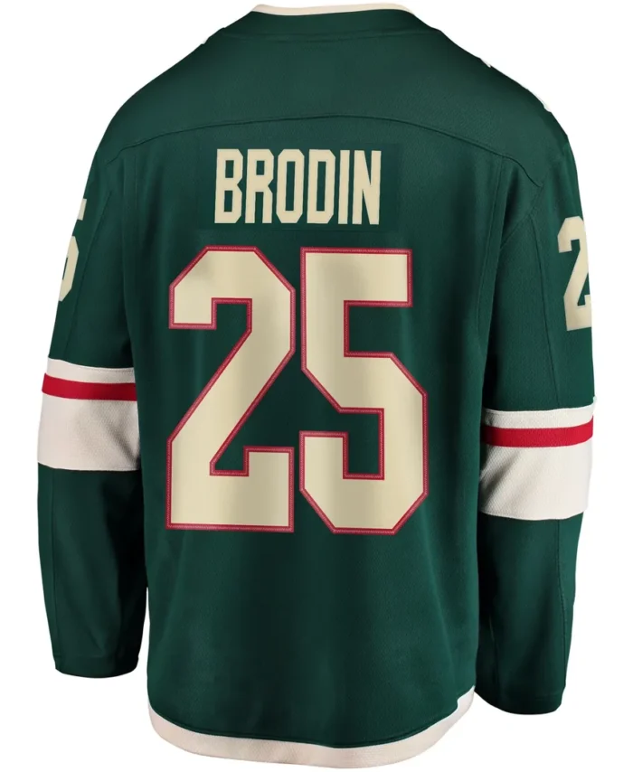 Jonas Brodin Minnesota Wild Fanatics Breakaway Jersey - Green