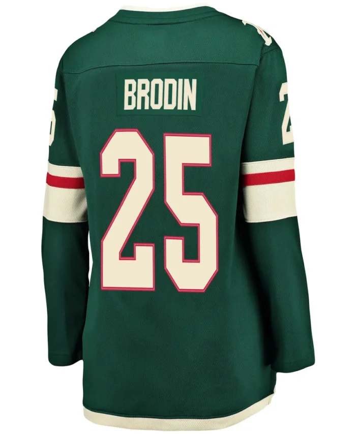 Jonas Brodin Minnesota Wild Fanatics Women Breakaway Player Jersey - Green