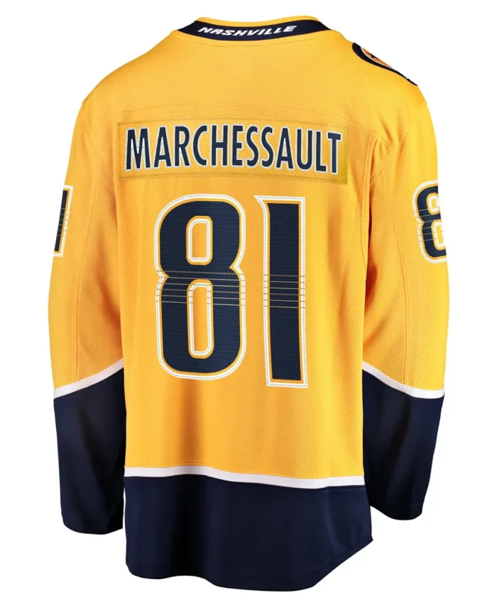 Jonathan Marchessault Nashville Predators Fanatics Home Premier Breakaway Player Jersey - Gold