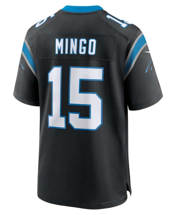 Jonathan Mingo Carolina Panthers  Game Jersey -  Black