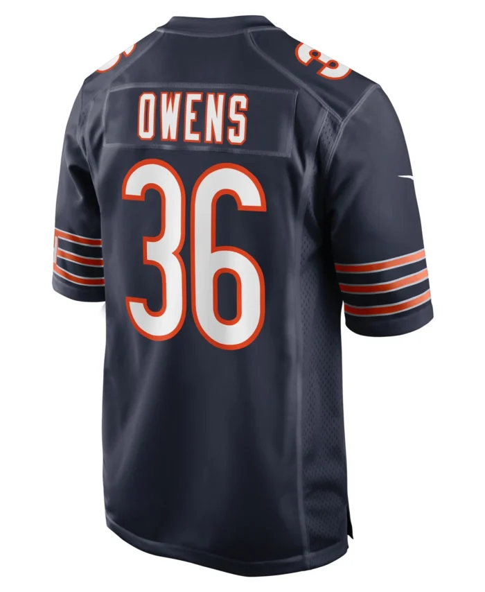 Jonathan Owens Chicago Bears  Game Jersey -  Navy