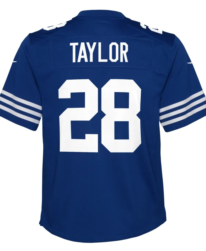 Jonathan Taylor Indianapolis Colts Youth Game Jersey - Royal
In Stock - This item will ship within 2 business days.